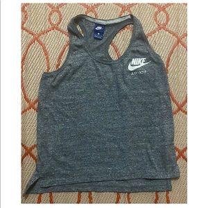 Vintage Blue Tag Nike Women's Tank Top SizeS Gray